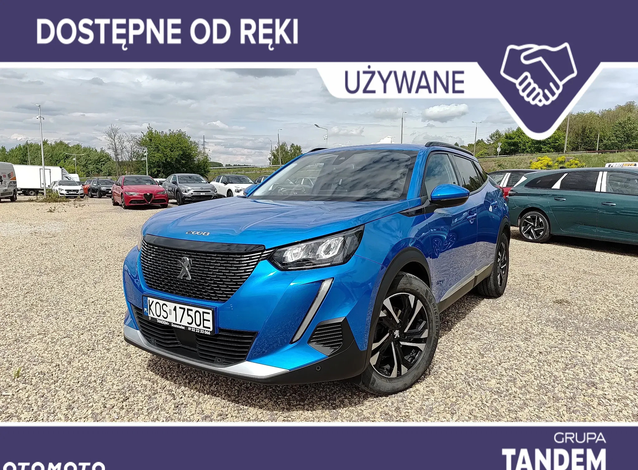 śląskie Peugeot 2008 cena 81900 przebieg: 58643, rok produkcji 2020 z Lipno